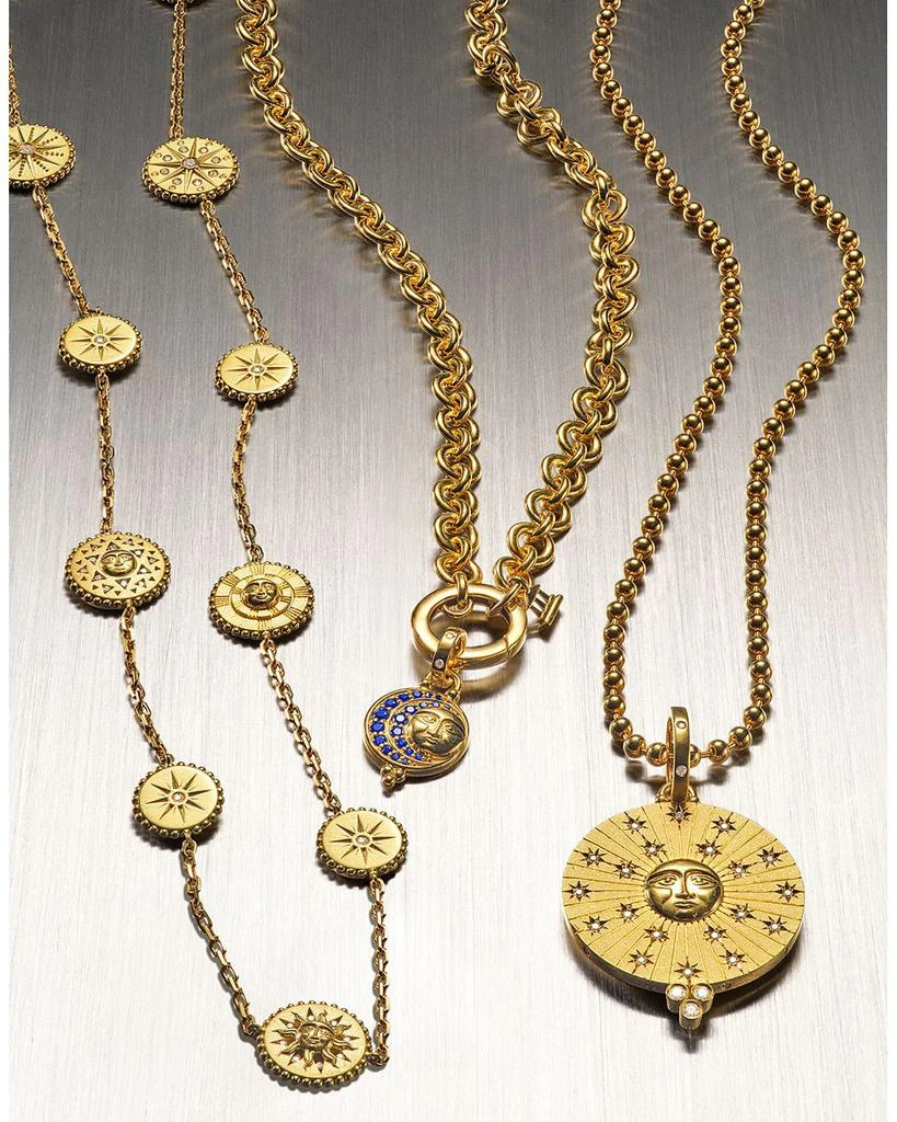 Temple St. Clair 18K Yellow Gold Classic Polished Ball Chain Necklace, 16" 2