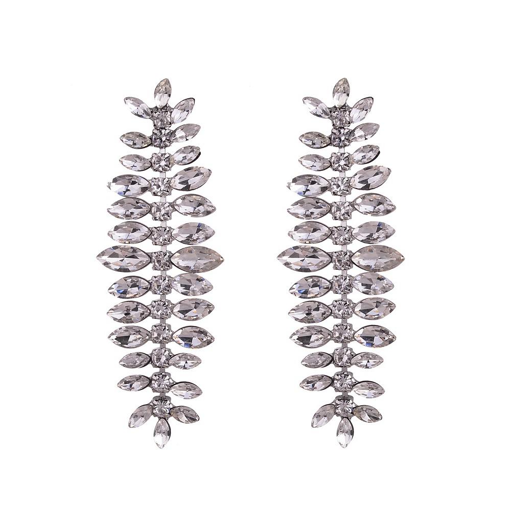 Nicole Miller Marqui Stone with Silver-Tone Drop Earring