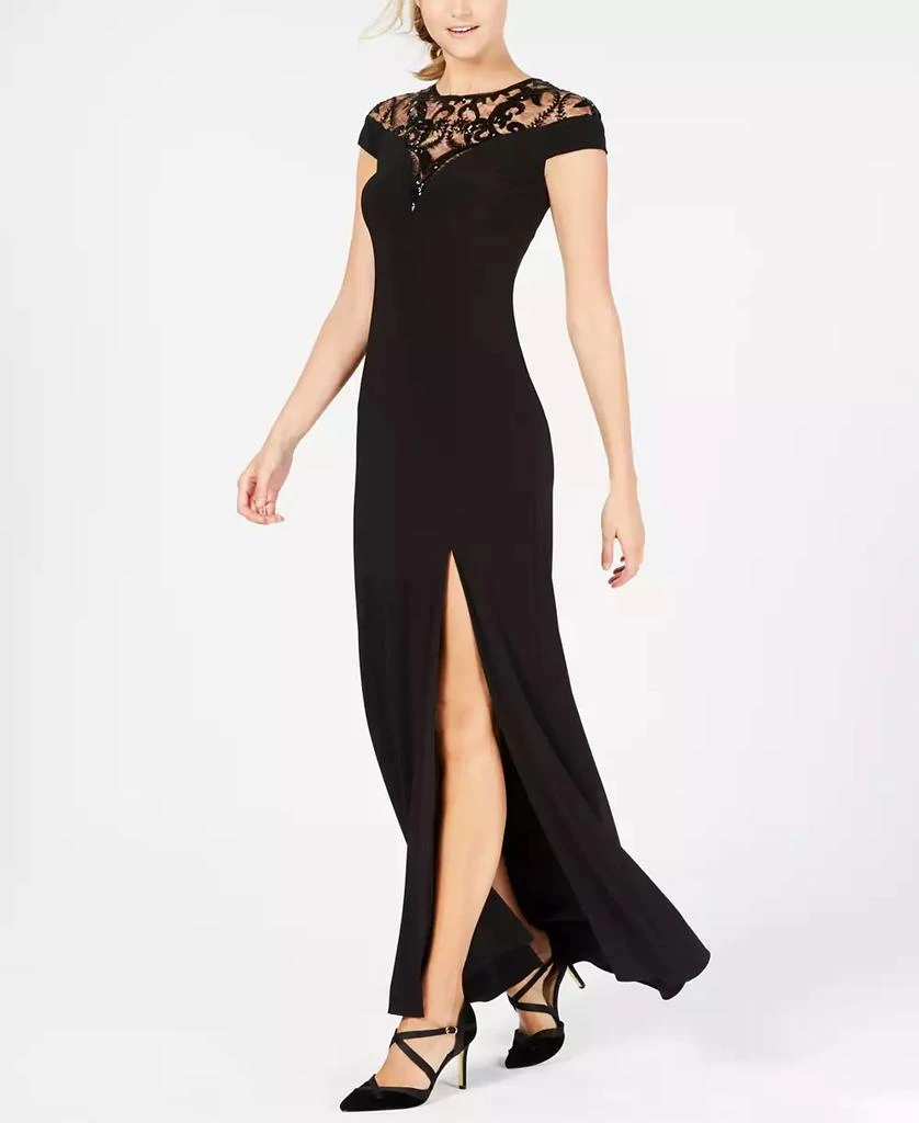 Shop Adrianna Women's Papell Sequin Embellished Illusion-Lace Gown on Sale  at BeyondStyle  Get 51% Off Adrianna Women's Papell Sequin Embellished  Illusion-Lace Gown with Limited-Time Flash Deals, Exclusive Discounts, and  Special Offers.