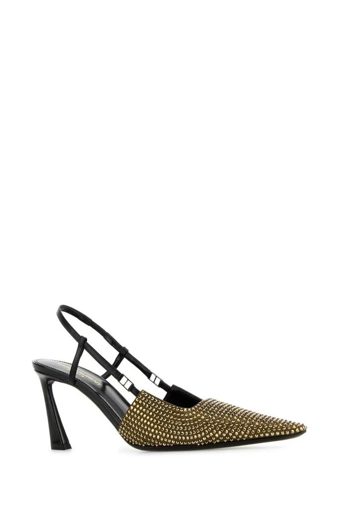 Yves Saint Laurent Embellished Satin Andree 70 Pumps 2