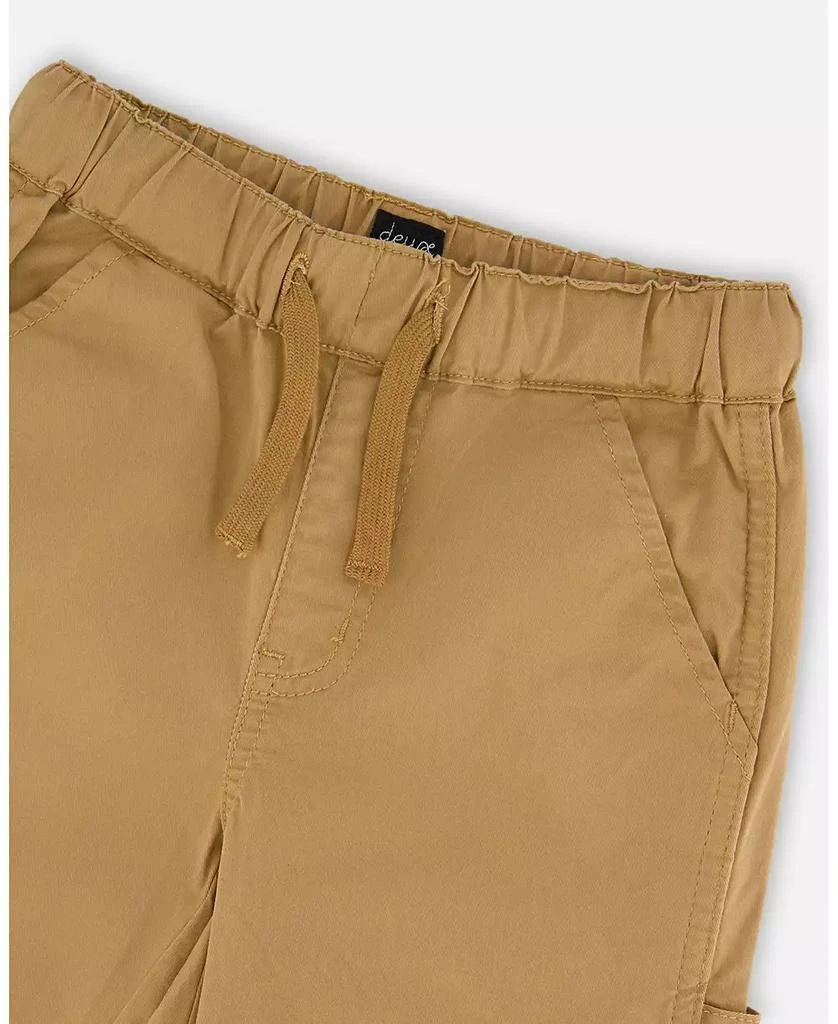 Deux par Deux Baby Boys Stretch Twill Carpenter Pants Beige 4