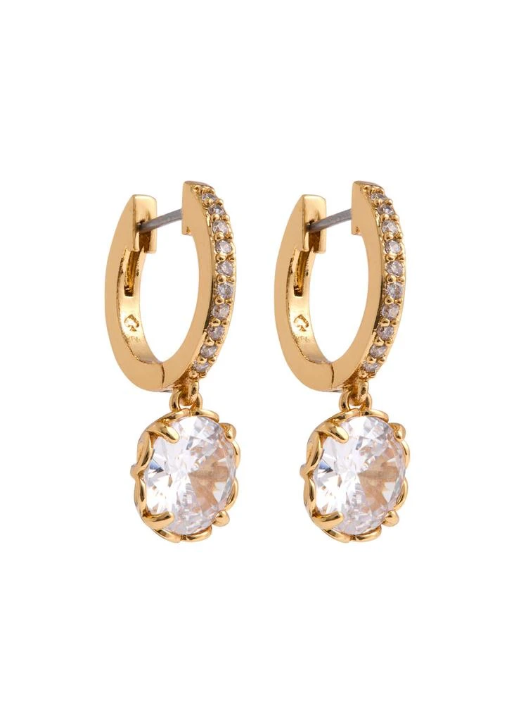 Kate Spade That Sparkle crystal-embellished hoop earrings 1