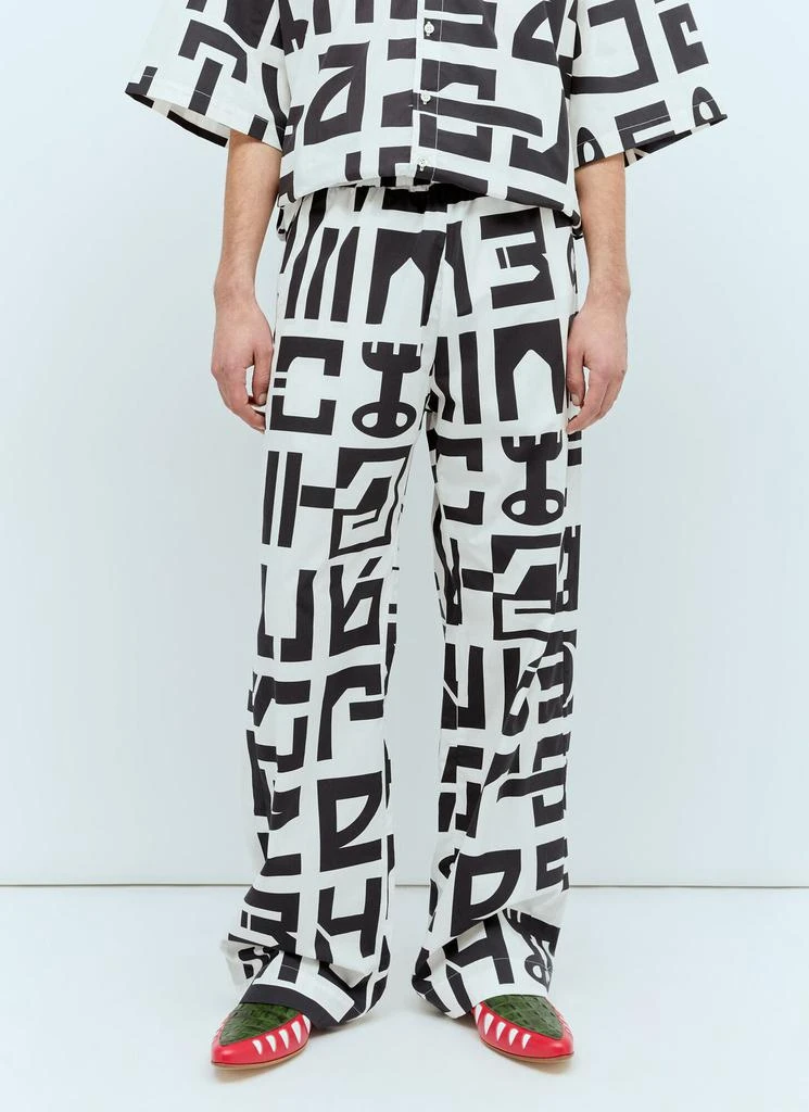 Walter Van Beirendonck Walter Van Beirendonck Star Pattern Pants 1