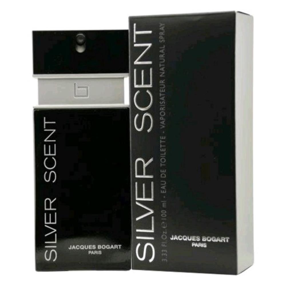 JACQUES BOGART 2pcs Silver Scent by , 3.4 oz Eau De Toilette Spray for Men