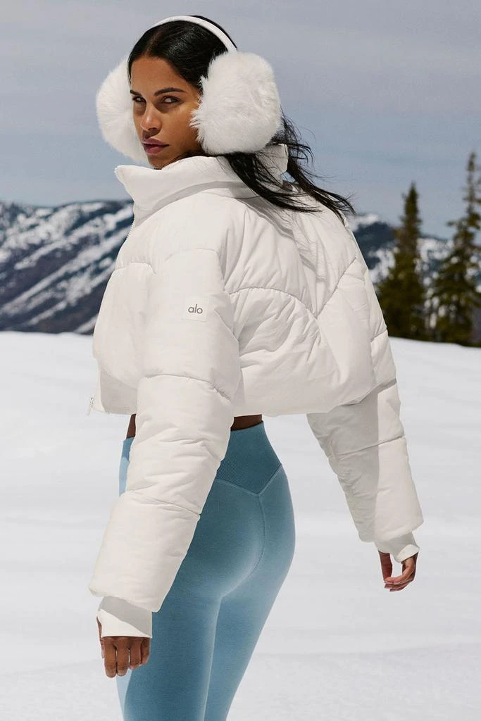 Alo Main Act Corset Puffer - Ivory/Ivory 6