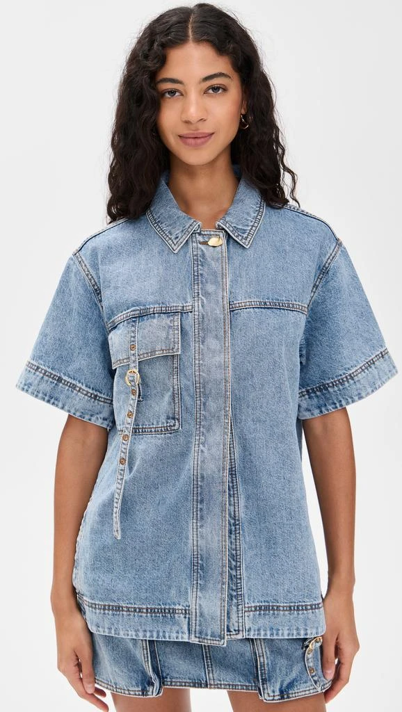 Aje Juno Denim Shirt 1