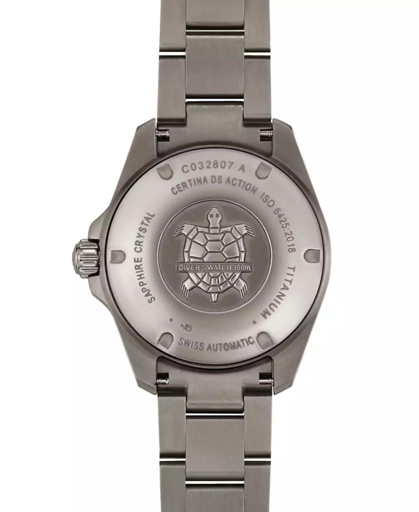 Certina Women's Swiss Automatic DS Action Diver Titanium Bracelet Watch 38mm