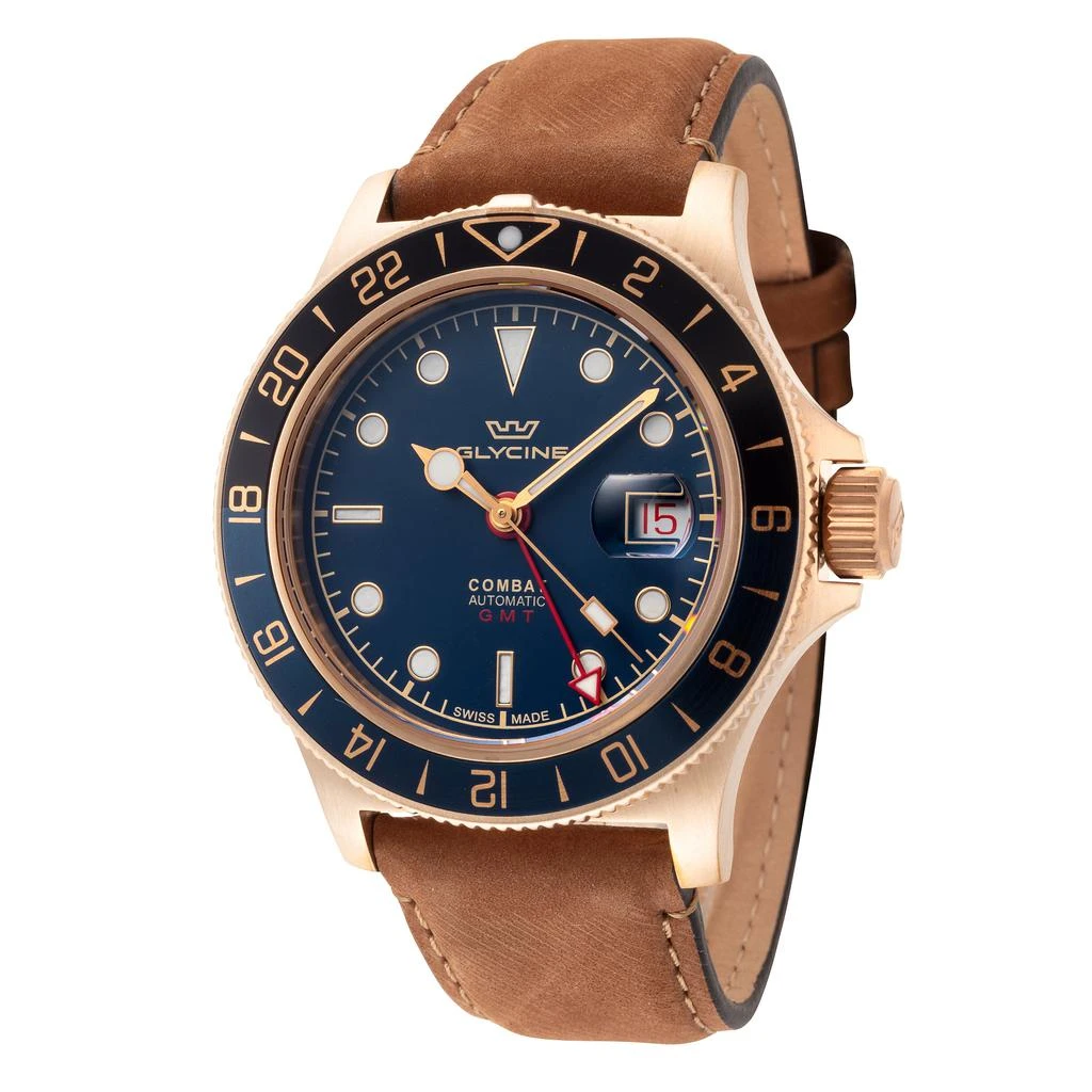 Glycine Men's Combat Sub Sport 42 Bronze 42mm Automatic Watch 1