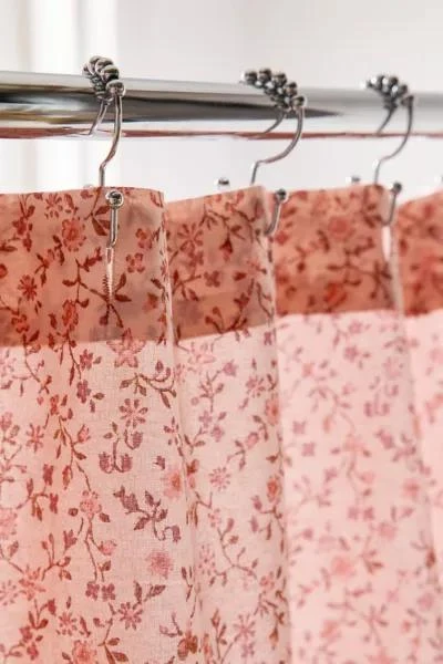 Urban Outfitters Clarissa Floral Vine Shower Curtain 3