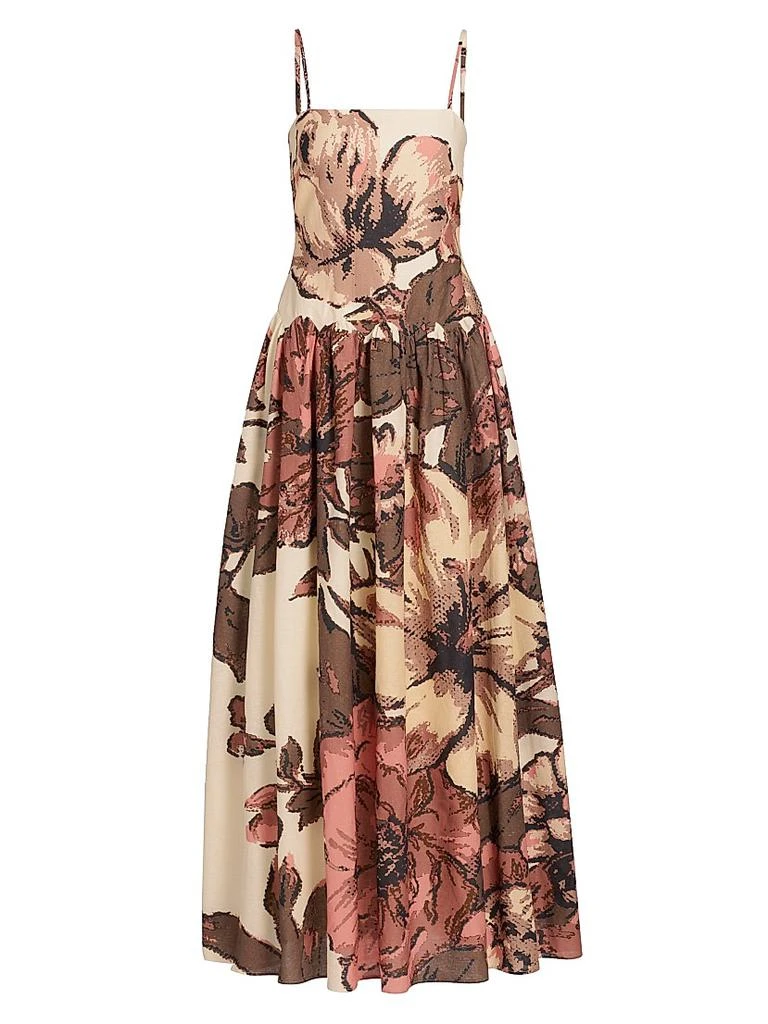 knee length dresses for ladies Draped Midi Dress with Metallic Sheen