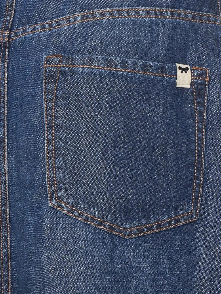 Weekend Max Mara Gelada Denim Midi Skirt 3