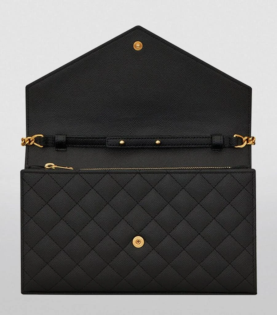 Yves Saint Laurent Monogram Saint Laurent Mix Matelassé Chain Wallet 3
