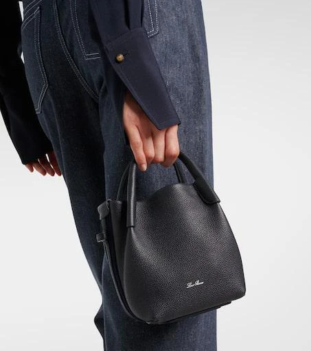 Loro Piana Bale Micro leather shoulder bag 7