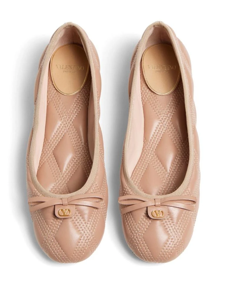 Valentino QUILTIE 67 LEATHER BALLET FLATS 3