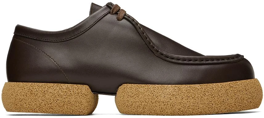 Dries Van Noten Brown Leather Oxfords 1