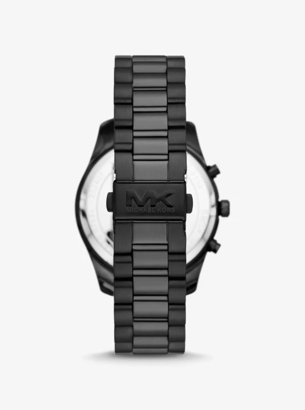 Michael Kors Oversized Lexington Black-Tone Watch 3
