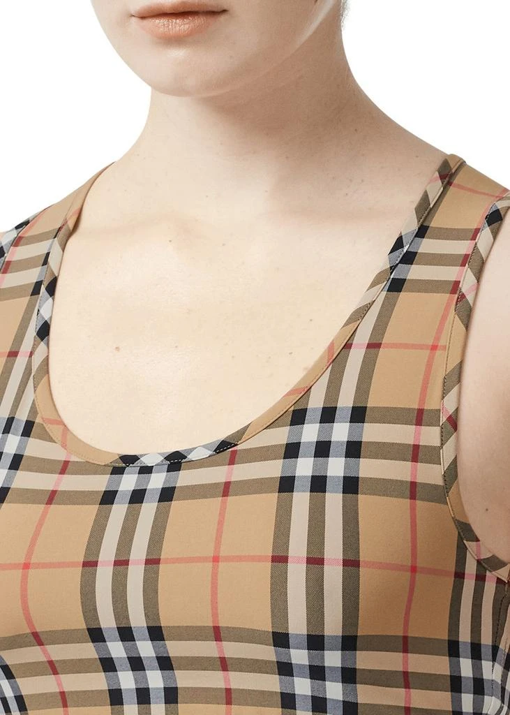Burberry Logo detail vintage check bra top 9