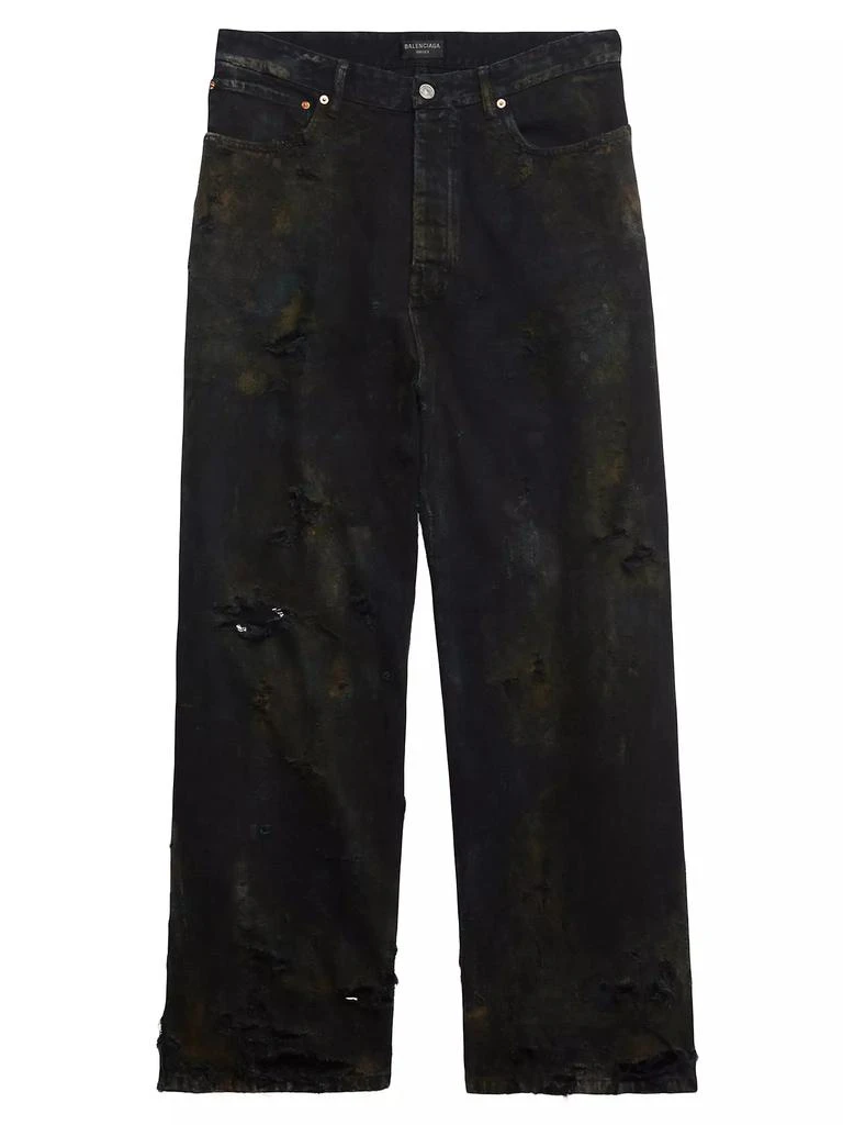 Balenciaga Super Destroyed Baggy Jeans 1