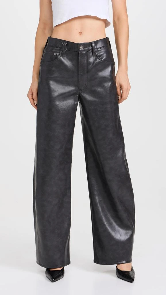 AGOLDE Recycled Leather Low Curve Pants 6