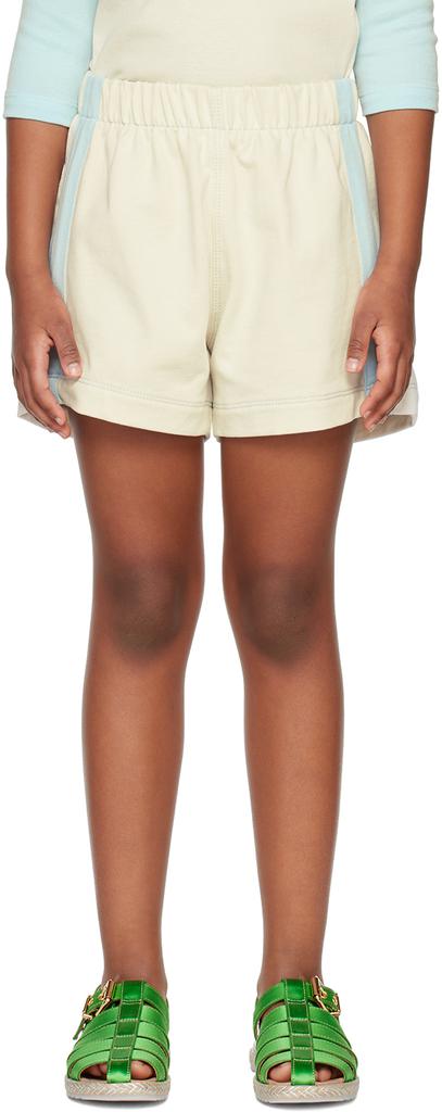 Misha & Puff Kids White Resort Shorts