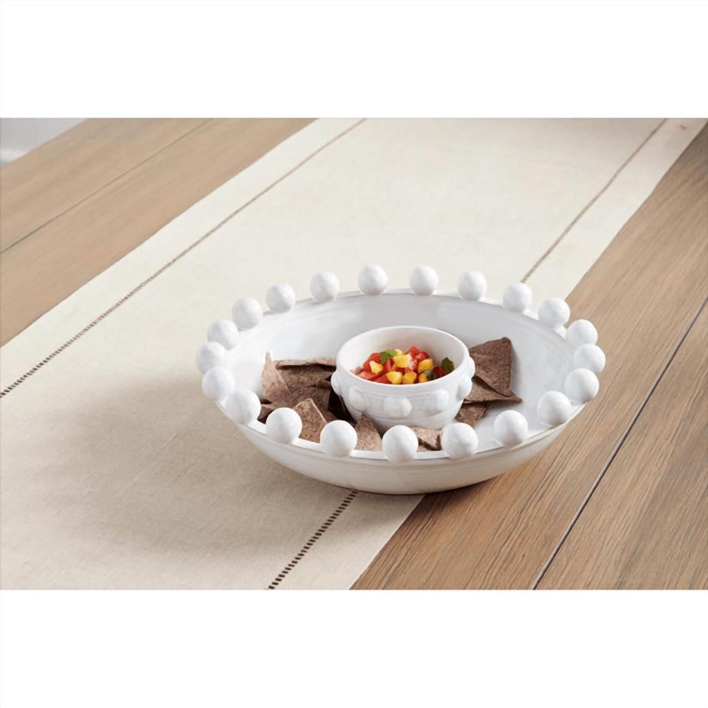 Mudpie Beaded Chip And Dip