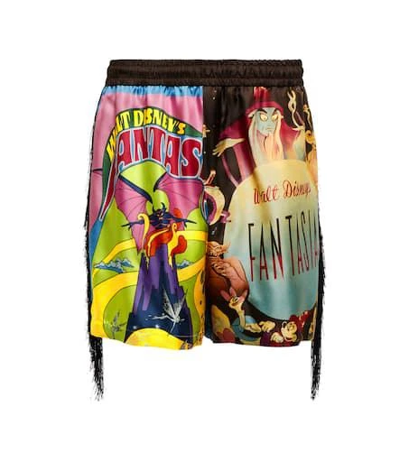 Stella McCartney x Disney® printed silk twill shorts 1