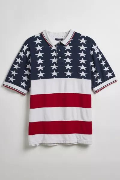 Urban Renewal Vintage Flag Polo Shirt