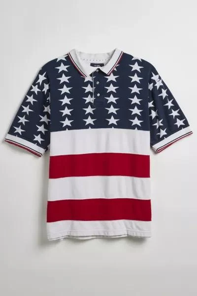 Urban Renewal Vintage Flag Polo Shirt 1