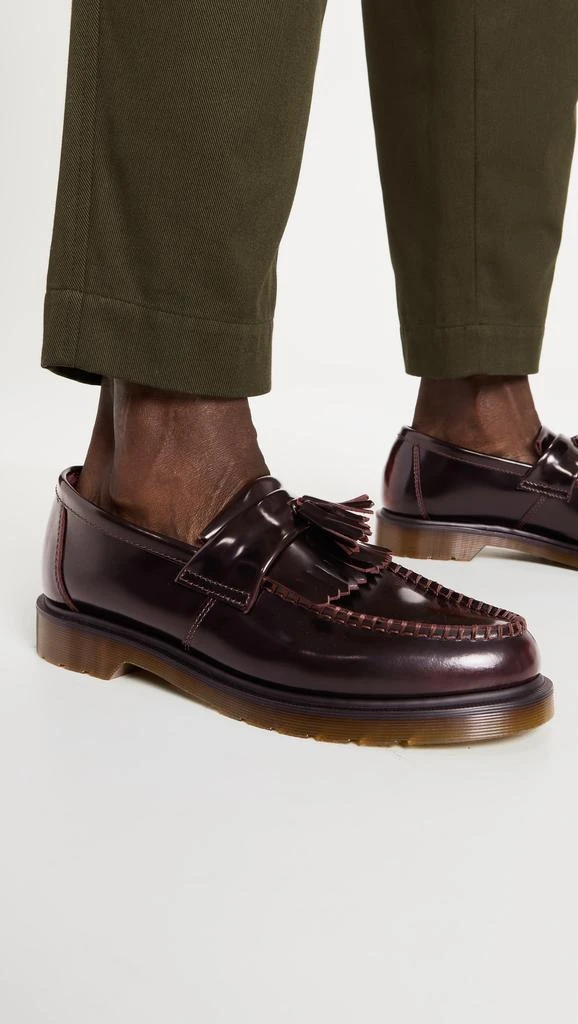 Dr. Martens Adrian Cherry Red Arcadia Loafers 3