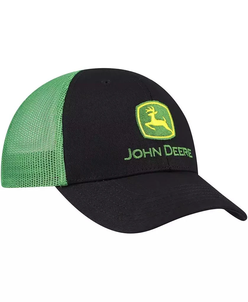 John Deere Toddler Black John Deere Trucker Adjustable Hat 2