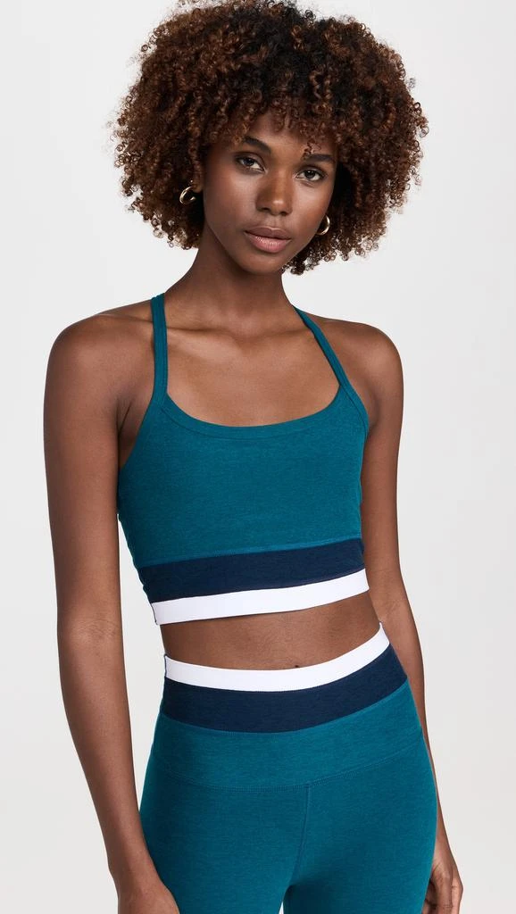 Beyond yoga Spacedye Horizon Colorblock High Cropped Tank 1