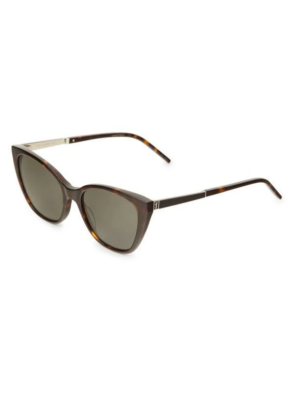 Yves Saint Laurent 56MM Cat Eye Sunglasses 2