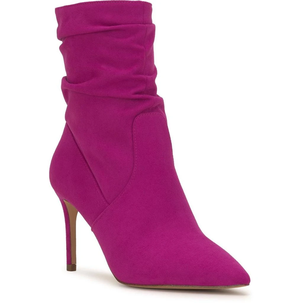 Jessica Simpson Siantar Womens Faux Suede Slouchy Booties 4