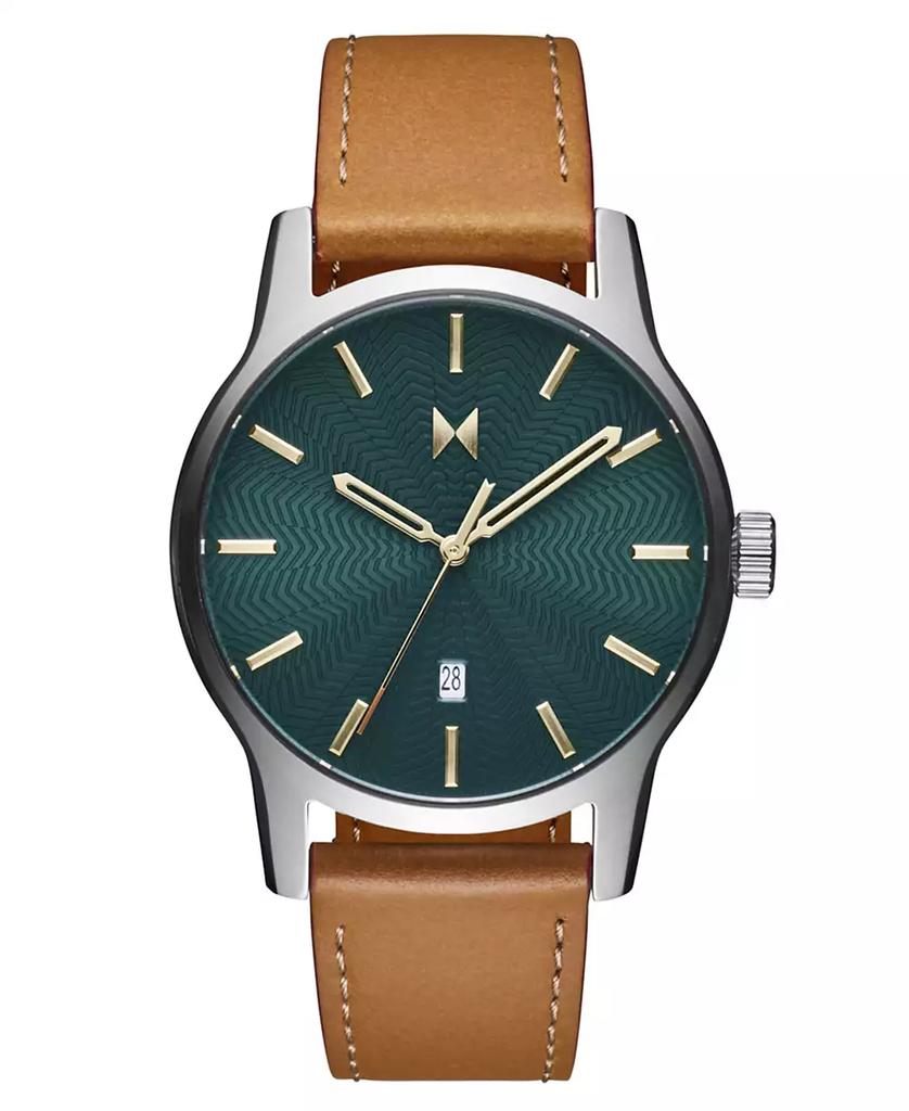 MVMT Men's Classic II Tan Leather Strap Watch