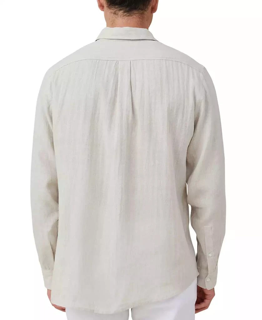 Cotton On Men's Linen Long Sleeve Shirt 6