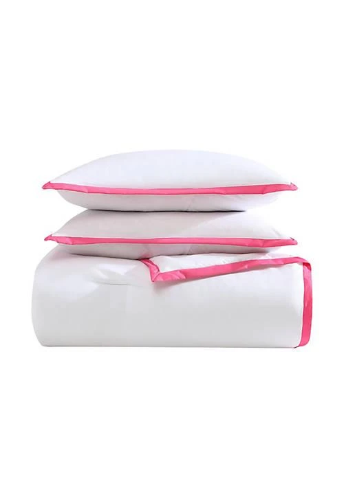 Betsey Johnson Johnson Signature Hotelsolid Microfiber Comforter Sham Bonus Set 4