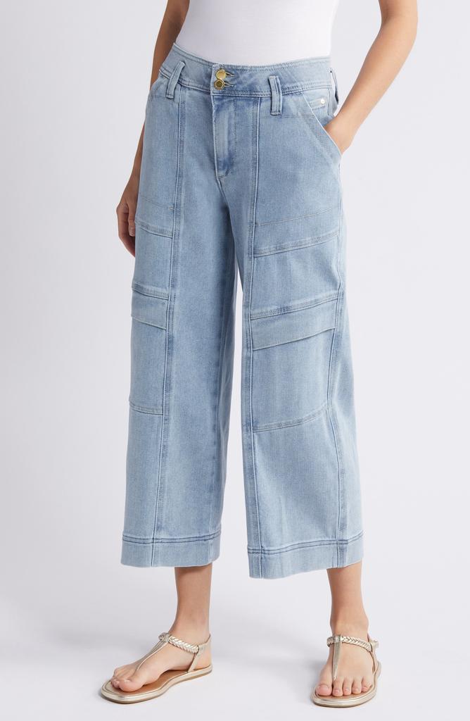 Wit & Wisdom 'Ab'Solution Skyrise Patch Pocket Crop Wide Leg Jeans