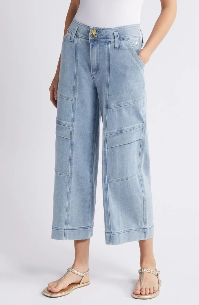Wit & Wisdom 'Ab'Solution Skyrise Patch Pocket Crop Wide Leg Jeans 1