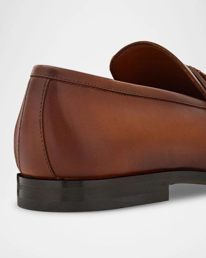 Salvatore Ferragamo Men
s Antigua Gancio Leather Loafers 4