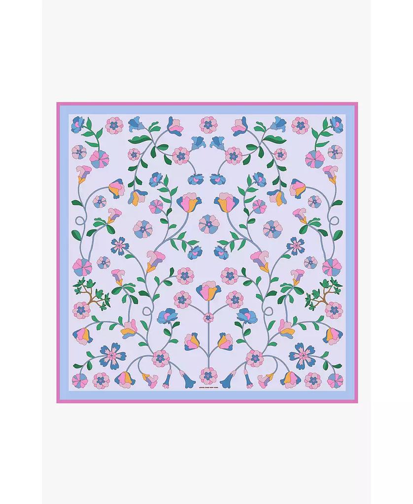 Jessie Zhao New York Blush Botanica Double Sided Silk Scarf