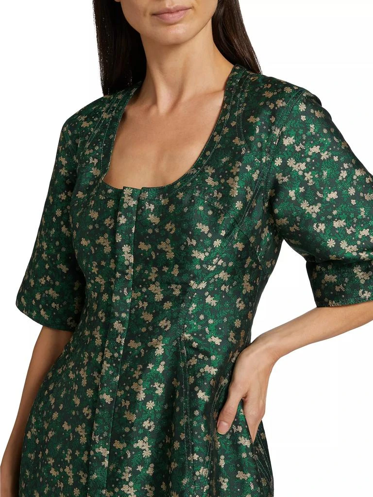 Rosie Assoulin Floral U-Turn Minidress 6