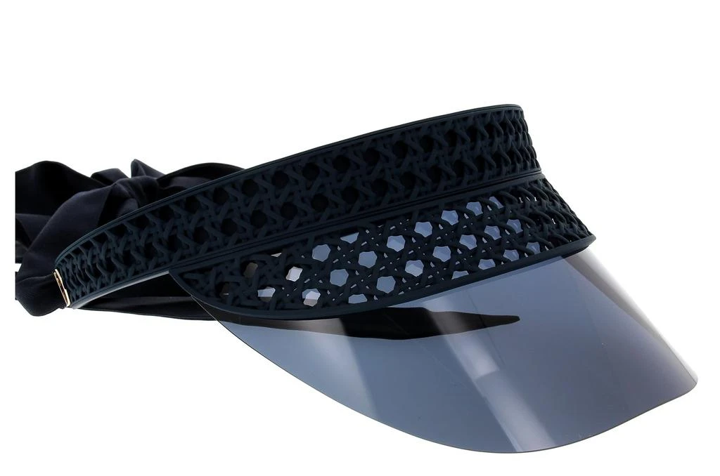 Shop Dior Eyewear VeryDior V1U Bow-Detailed Visors on Sale at