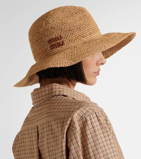 Miu Miu Raffia hat 2