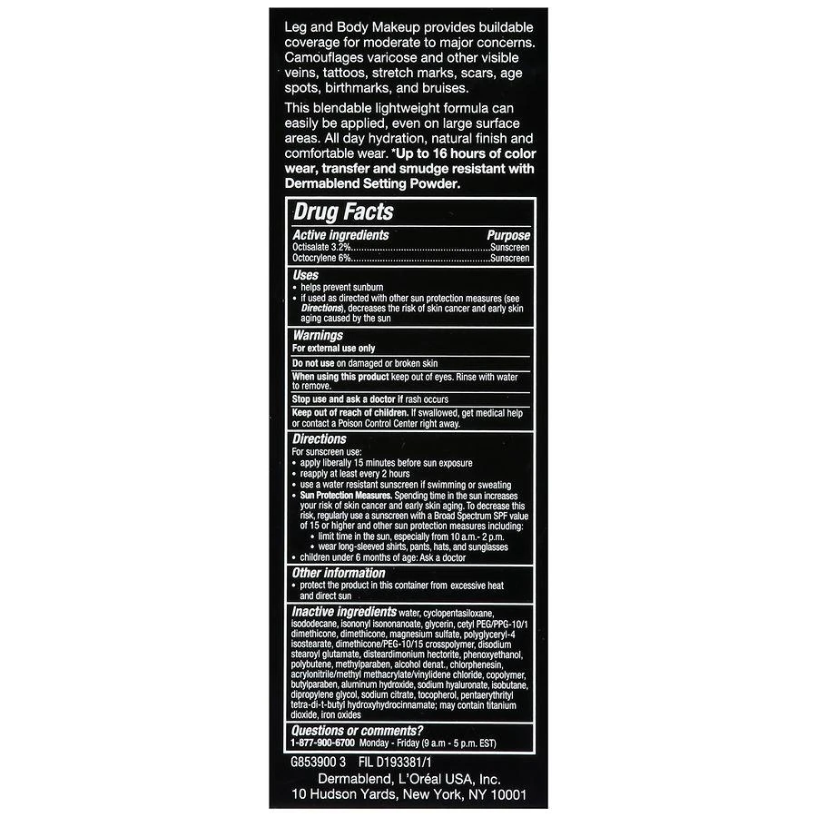 Dermablend Leg And Body Buildable Foundation With SPF 25 5