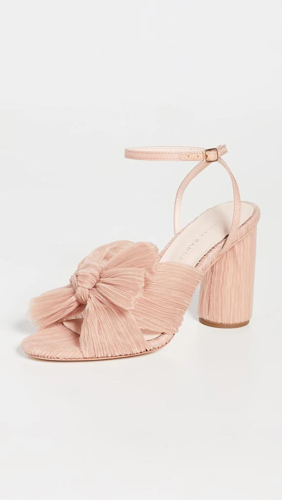 Loeffler Randall Camellia Pleated Bow Heel with Ankle Strap 1
