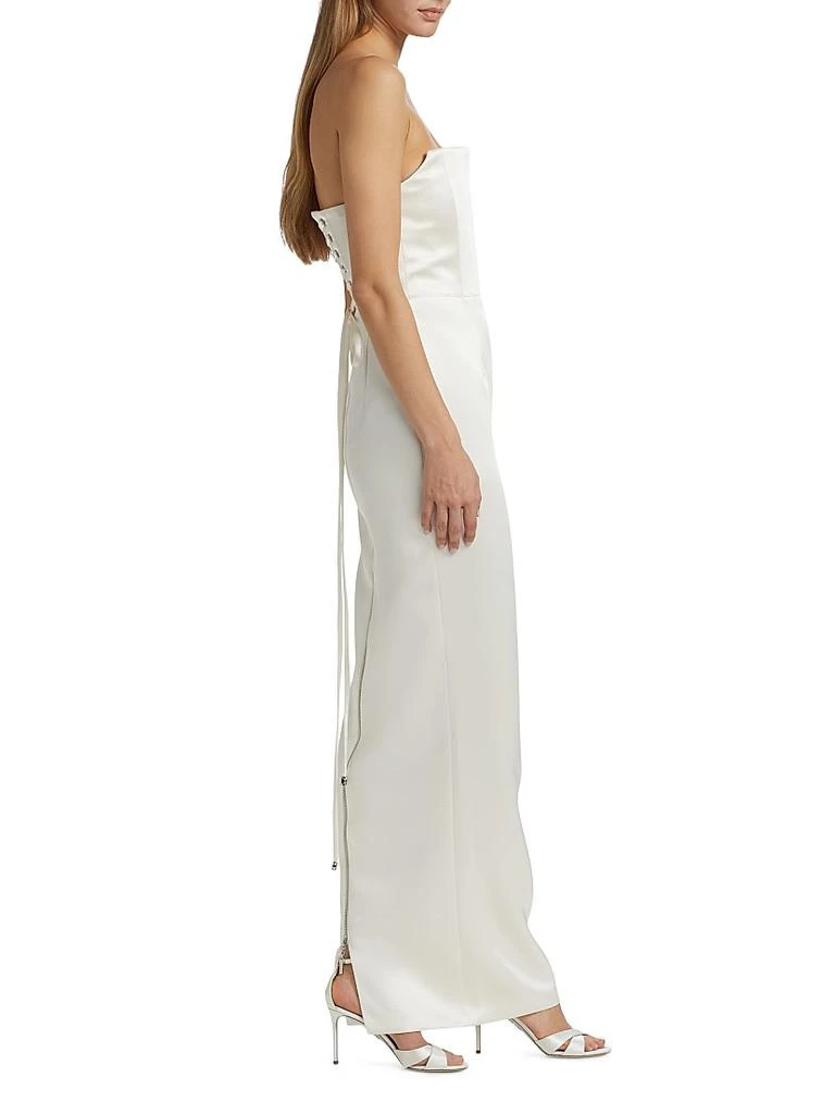 BRONX AND BANCO Florentina Corset Satin Gown 4