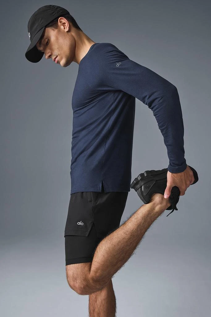 Alo Yoga Triumph Long Sleeve Tee - Navy 3