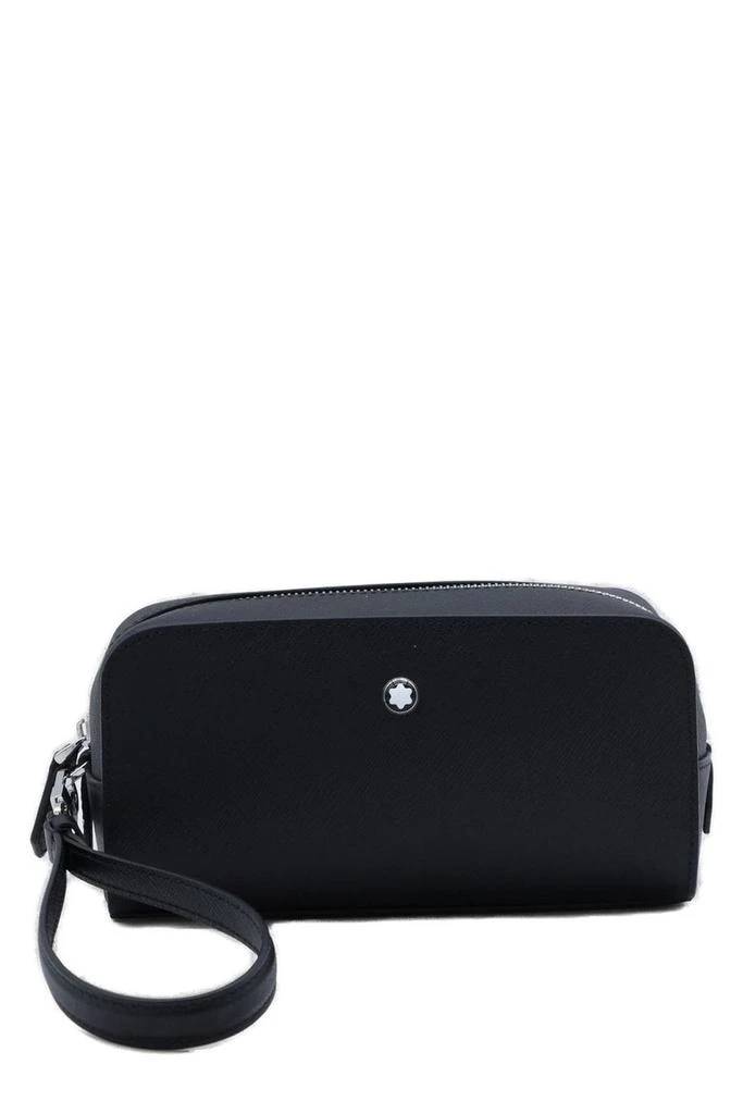 MontBlanc Montblanc Logo Plaque Zipped Toiletry Bag