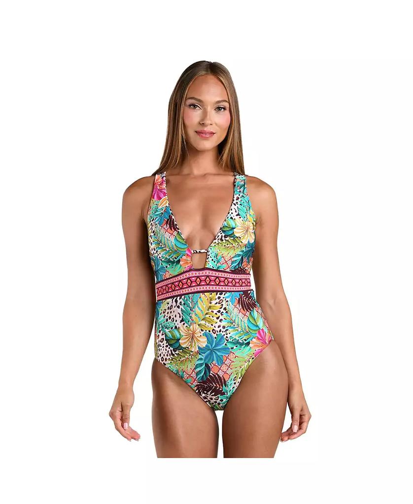 Sunshine 79 Women's Paradise Heat Reversible V Plunge One Piece