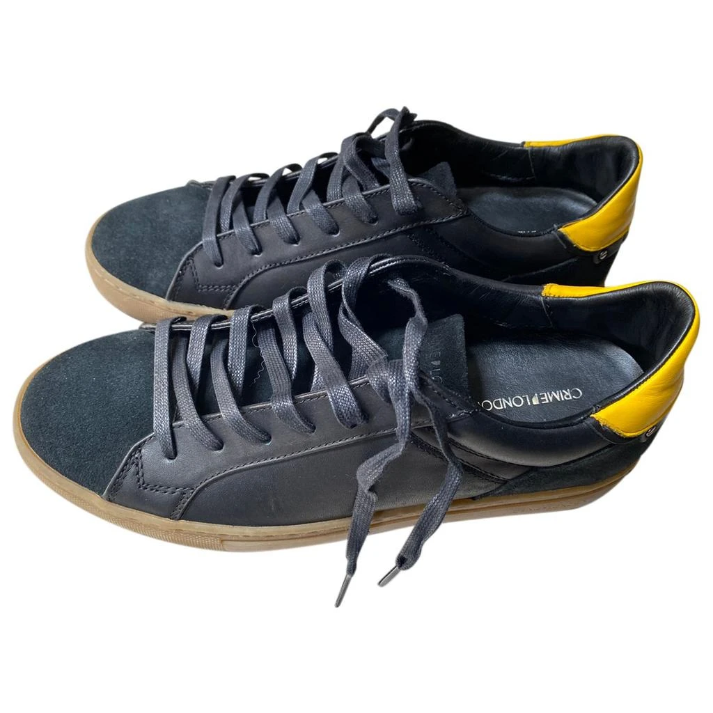 Crime London Crime London Leather low trainers 1